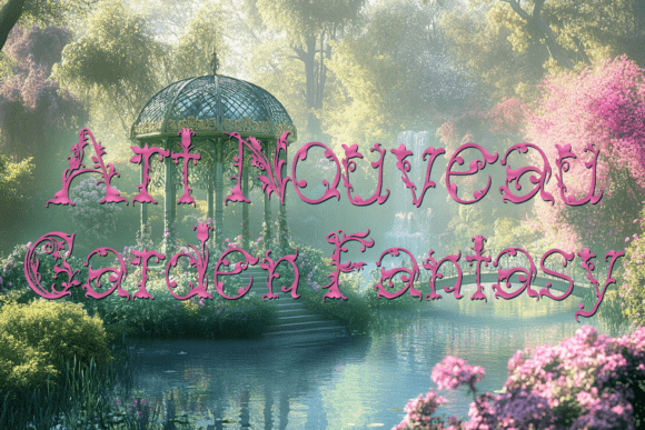 Art Nouveau Garden Fantasy: A Font That Elevates Your Brand