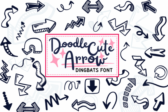 Doodle Cute Arrow: A Font That Adds Playfulness to Editorial Design