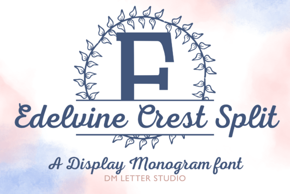 Edelvine Crest Split Monogram: Elevating Your Brand with Elegant Typography