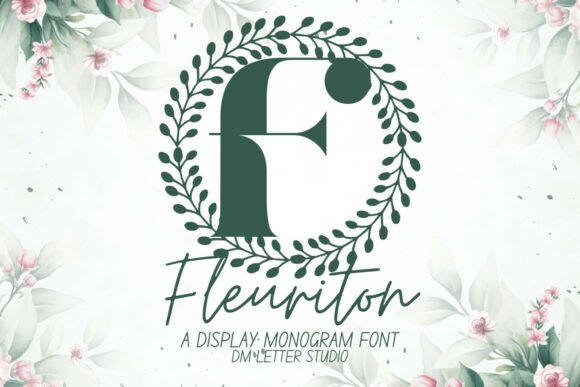 Fleuriton Monogram: A Font for Elegant Branding