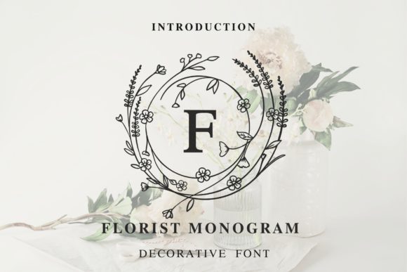 Florist Monogram: A Font That Blooms with Character