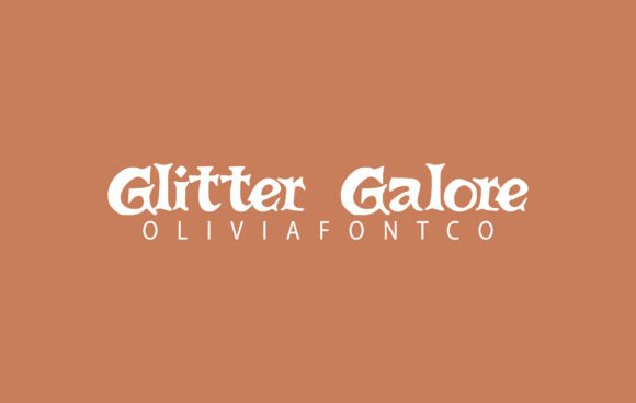 Glitter Galore: A Font for Digital Design Magic