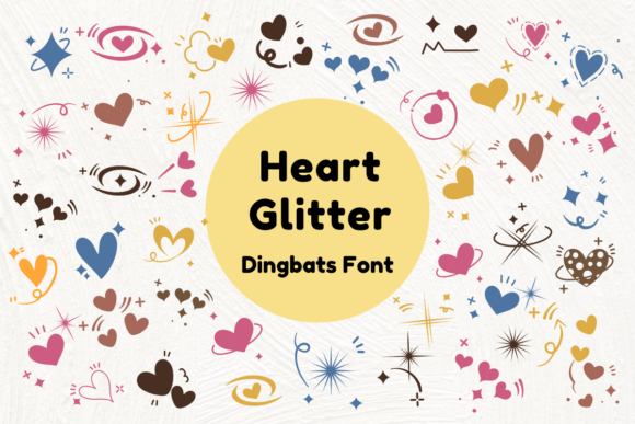 Heart Glitter: A Font That Adds Romance to Your Digital Design
