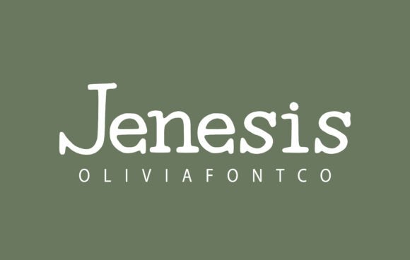 Jenesis Font: A Serif Serenade for Your Brand