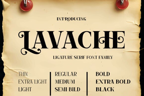 Lavache: A Serif Font That Elevates Your Brand