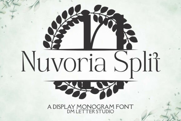 Nuvoria Split Monogram Font Review