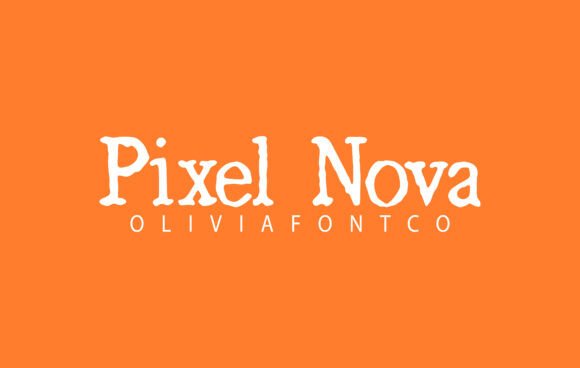 Pixel Nova: A Serif Font with a Romantic Handwritten Soul