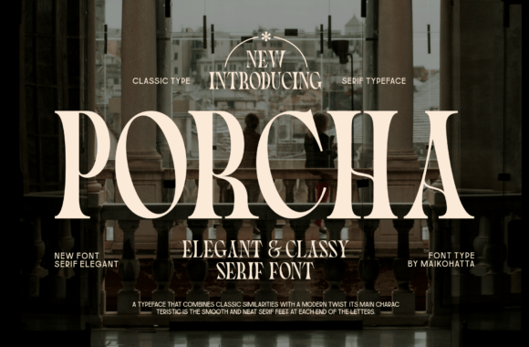 Porcha: The Serif Font That Elevates Your Brand