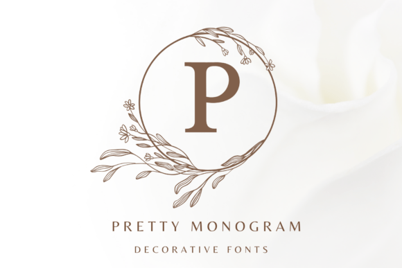Pretty Monogram: A Font That Elevates Branding with Elegance