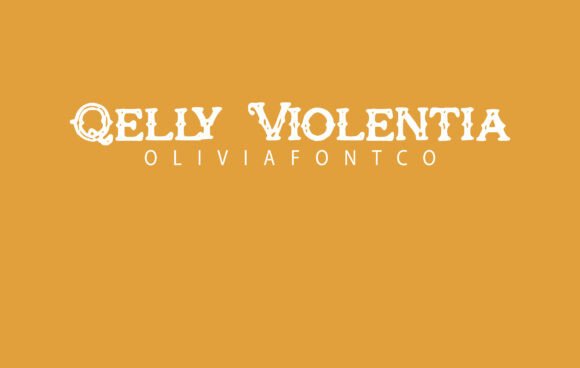Qelly Violentia: A Serif Font for Digital Design