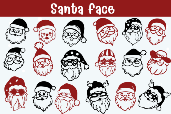 Santa Face: A Festive Font for Creative Crafters