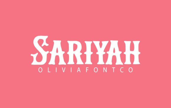 Sariyah Font: A Serif Serenade for Campaign Creativity