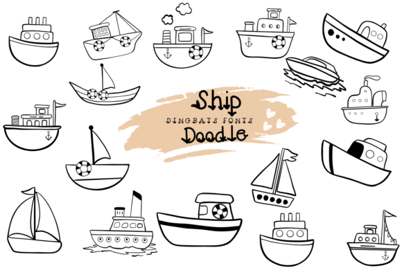 Ship Doodle: The Perfect Font for Nautical Branding