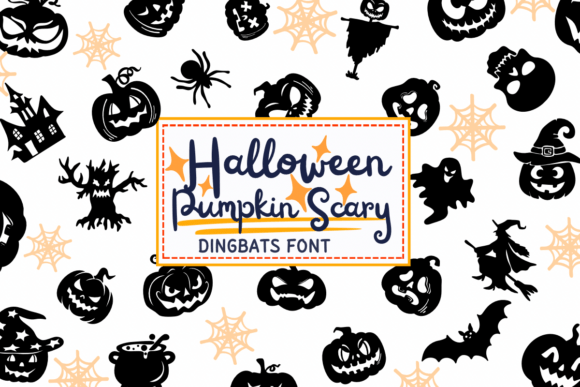 Spooky Typography: Halloween Pumpkin Scary for Editorial Design