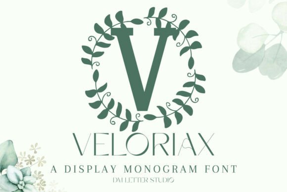 Veloriax Monogram: A Modern Luxury for Editorial Design